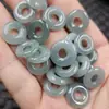 Jade um artigo buraco grande fivela de jade pingente de jade água azul anel oleoso verde anel de suspensão pulseira colar brincos pingente de jade