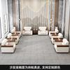 Sofá Nuevo para Reuniones Sofá para Sala de Recepción Sala de Reuniones Sala de Reuniones de Oficina Sala VIP Asiento Individual de Cuero para Negocios