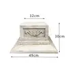 Vaso de Flores Grande Estilo Europeu Romano Coluna Jardim Adereços Vintage Pátio Jardim Villa Entrada Piso Suporte Vaso de Flores Grande