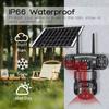 QL19 Câmera de Monitoramento Solar Wi-Fi/4G Sem Fio Panorâmica 360 Graus Bola de Vigilância com Três Imagens
