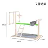 Soporte Interactivo de Escritorio para Loros Plataforma Multifuncional de Entretenimiento para Cacatúas y Periquitos para Jugar y Trepar
