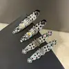 Pinza para el Cabello Vintage de Lujo Ligero con Pedrería y Toque de Alta Gama, Pinza para Flequillo de Cuervo Cruzado, Pasador Accesorios para el Cabello Lateral para Mujeres