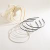 Los fabricantes suministran directamente accesorios de hebilla para la cabeza de mujer con diadema galvanizada convencional 3/4/5/6, accesorios para el cabello de bricolaje.