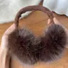 Protectores de Orejas de Invierno para Mujer Calentadores de Orejas de Invierno para Mujer Moda Ciclismo Antihielo Hombres Esquí Calentador de Orejas Bolsa para Orejas Cubierta de Orejas de Felpa