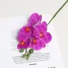 5 cabezas Orquídea Phalaenopsis 3D flor artificial de película DIY flor suave decoración de boda de hotel flor falsa orquídea fábrica mayoreo