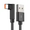 Cabo de dados typec 66W para Huawei mate40 carregamento rápido vivo millet game cotovelo fio de carregamento super rápido