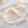 Novo Estilo Calcinha Feminina 100% Algodão Cintura Média Estilo Japonês Cor da Pele Ursinha Ajustada ao Corpo 100% Algodão no Gancho