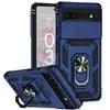 Adequado para Exportação, Capa para Celular Google Pixel 6A com Janela Empurrável Sergeant, Proteção com Suporte Magnético para Carro, Fabricante de Origem