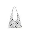 Bolso de mano de lunares estilo coreano, diseño de nicho, bolso de hombro de lujo ligero, bolso tote elegante y espacioso para ir al trabajo, adecuado para ventas transfronterizas