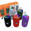Nuevo Altavoz Bluetooth Tg431 con Anillo de Luz de Colores, Subwoofer Portátil, Altavoz Dual Tws Portátil para Exteriores Audio de Regalo