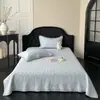 Nueva Colcha de Modal Tencel de Doble Cara Juego de Tres Piezas Verano Enfriamiento Hoja de Fibra de Lyocell Sábana para Cama Tatami