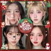 Fiesta de Tatuajes Navideños Nuevo Adhesivo Facial de Árbol de Navidad Estilo Europeo y Americano Decoración Navideña de Alto Rendimiento Celebrado en Internet