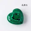 Cristal Natural 2CM Adornos de Amor Piedra Original Corazón de Melocotón Pulido Colgante de Joyería Artesanía de Cristal Manualidades Venta al por Mayor