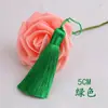 Franja curta e grossa de 5CM Nó Chinês vertical pingente de franja de seda gelada fábrica de artesanato DIY lote direto