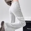 Pantalones acampanados personalizados estilo Lulu para levantar glúteos para mujer, nuevos pantalones de campana casuales ajustados para la primavera y el otoño de 2026