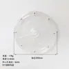 Base Giratória Transparente de Acrílico 360 Graus Suporte de Exibição Ornaments Bolo Pequeno Prato Giratório Caixa de Biscoitos Modificação