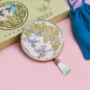 Fabricante Espejo de Mano Pequeño Fresco Espejo de Maquillaje Celebridad de Internet Panda Souvenir Cultural y Creativo de Xi'an Artesanías de Viaje Venta al por Mayor