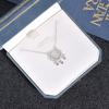 Colar Ruyi Ping An Lock Estilo Chinês Feminino Luxo Leve Simples Alto Padrão Design Gentil de Nicho Corrente para Clavícula Estilo ins