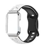 Adequado para Huawei Band 11 Estrutura de Metal Huawei Band 11 Fivela Borboleta Pulseira de Silicone Bicolor Embossada