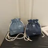 2026 Verano Nueva Moda Estampado de Lazo Cadena de Perlas Simple Casual Elegante Versátil Bolso de Hombro Cruzado