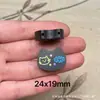 Madeira de Pessegueiro Antiga Quatro Vias Riqueza, Paz e Alegria Conjunto de Duas Peças DIY Acessórios para Joias de Contas Budistas Pulseira Pingente Artigo