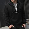 Sudadera casual con capucha y cordón para hombre, estilo europeo y americano, Amazon 2025, talla europea, chaqueta de moda
