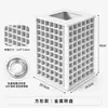 Estante organizador de escritorio de 360 grados con base giratoria para almacenamiento de cuentas, multicapa con divisiones, gran capacidad