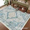 Alfombra para Sala de Estar, Alfombrado Completo de Área Grande, Resistente a Manchas, Resistente al Desgaste, Tapete Antideslizante, Alfombra Lavable Estilo Americano Transfronterizo de Cachemira Sintética