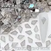 4*6mm Fondo Plano Colorido Flecha Diamante de Cristal Forma Especial Joyas para Uñas Accesorios Diamante para Uñas Portátil Material al por Mayor