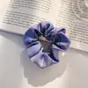 Scrunchie Fofo Estilo JK Acadêmico Coreano, Elástico de Cabelo para Meninas, Acessório de Cabelo