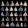 30 Pegatinas de Vestido para Niña Lspet de Compra Directa Transfronteriza Decoración de Vestido de Princesa Pegatinas Decorativas Láser con Lámina de Oro