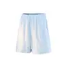 Shorts listrados Jack Chuan Yang para mulheres, novo estilo verão 2026, finos, largos, shorts casuais de perna reta, azul