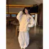 Estilo Americano 2025 Estampado Retro con Letras Primavera y Otoño Nueva Chaqueta de Béisbol Estilo Pareja Top Suelto Chaqueta
