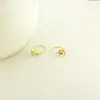 Material feito à mão acessórios para orelha peça côncava sem furo clipe de orelha em forma de U pode ser colado clipe de peça côncava acessórios para brincos