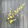 Novo Modelo de Flores Delfínio de 3 Galhos para Arranjos de Chão de Casamento, Flores Artificiais de Alta Qualidade Estilo Fresco, Atacado de Fabricantes Transfronteiriços