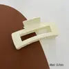 Clip para el Cabello Ovalado Fresco y Dulce de Nuevo Estilo Primavera 2025 Pinza de Tiburón de Plástico Grande Hecha a Mano Accesorio para el Cabello