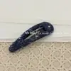 Pinza para el pelo de estilo coreano retro de otoño e invierno, de lana, hueca, forma de gota de agua, pinza lateral elegante y a la moda para niñas, pinza para flequillo, horquilla