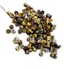 Pedra Olho de Tigre, Contas de Jade, Contas de Ábaco, Contas Soltas de Jade, Espaçadores Meio Cilindro Corte Reto Tipo Cubo de Açúcar, Acessórios para Joias, Contas Artesanais