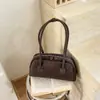 Bolso de mano tejido retro transfronterizo, nueva colección 2026 para mujer, diseño de alta gama, gran capacidad, adecuado para ir al trabajo, bolso de hombro, y se puede llevar bajo el brazo