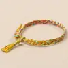 Pulseras Coloridas Tejidas a Mano para el Festival del Bote del Dragón para Hombres y Mujeres, Accesorios de Borla Trenzada, Regalos de Cuerda Tejida a Mano