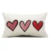 Funda de Almohada para el Día de San Valentín Transfronteriza, Decoración de Ambiente Festivo, Funda de Cojín para Sofá del Hogar, Funda de Cojín para Dormitorio con Estampado de Amor