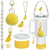 Accesorios Decorativos Stanley Correa de Mano de Cuerda Trenzada Estuche para Labial Llavero Duende Briqueta Funda de Silicona Antideslizante para Taza
