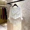 Tops Únicos, Hermosos y con Estilo para Verano, Nuevo Diseño Francés, Moda de Nicho, Versátil, Moderno y Elegante Ropa para Mujer