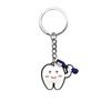 Serie Dentista de Dientes Lindo Dibujo Animado Llavero Colgante para Mochila Llavero DIY Decoración Llavero de Goma Suave PVC