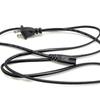 Cable de enchufe lámpara de escritorio cable adaptador de audio estándar US calibre US dos clavijas puerto de cola en forma de 8 cable de alimentación estándar nacional general