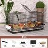 Jaula para Pollo Doméstica Jaula para Pollo Grande Extra Grande Limpieza Automática de Heces Plegable Jaula de Cría Gallinero Malla de Alambre Jaula para Pato y Ganso