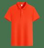 Ropa de grupo de polo de manga corta con solapa de poliéster, ropa de trabajo, ropa de clase, ropa de cultura corporativa, impresión de logotipo para hombres y mujeres