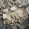 Roupa Íntima Masculina de Seda Satinada Leve de Luxo com Ar Condicionado, Seda Gelada de Verão, Boxer Macio, Sedoso e Respirável, Boxer de Cintura Média Cor Nude