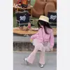 Leggings com Saia de Renda Estilo Ballet Nova Coleção Primavera 2026 para Meninas, Calça Flare com Bolinhas Estilo Princesa para Bebês