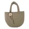 2026 Nuevo Bolso de Mano Simple de Color Sólido para Mujer Otoño/Invierno Bolso Tote Pequeño para el Trabajo y los Viajes Estilo Coreano Bolsa de Algodón